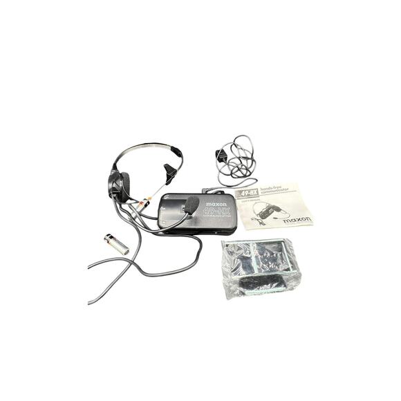 📡 Vintage Maxon 49-HX Hands-Free 5-Channel FM Communicator Set - Picture 2 of 5